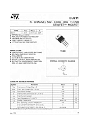 DataSheet BUZ11 pdf